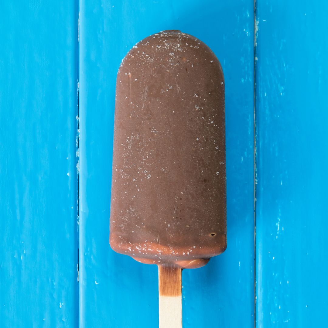 Cashew Cream Vanilla Popsicles - Covered In Chocolate!