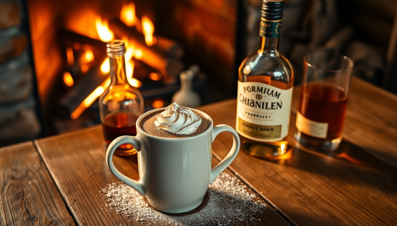 Boozy Hot Chocolate - A Decadent Grown-Up Treat