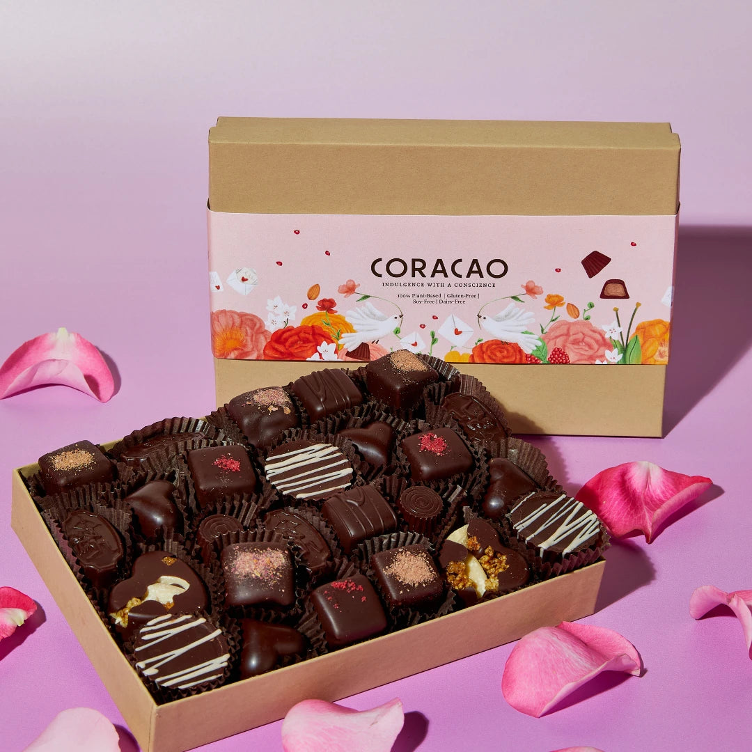 Dairy Free Vegan Belgian Chocolate Truffle Valentine's Gift Box – Nut &  Candy