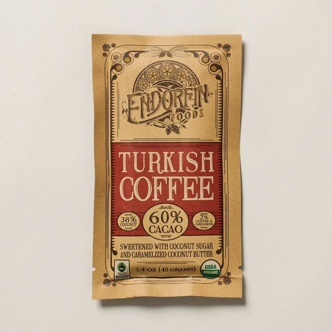 Turkish Coffee Dark Chocolate Bar 60% Cacao