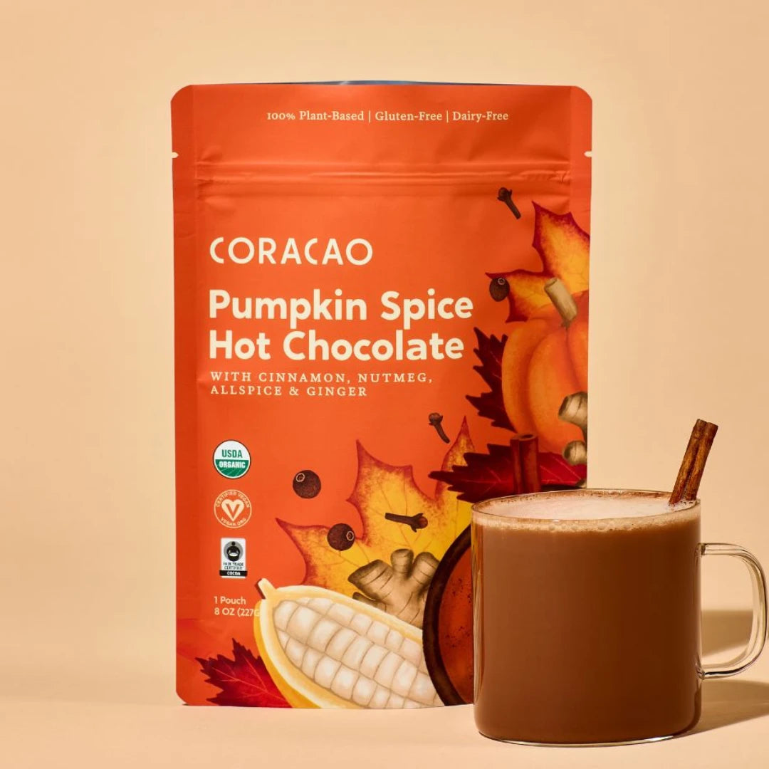 Cozy up with Pumpkin Spice Hot Chocolate – 14 servings of rich, spiced indulgence.
